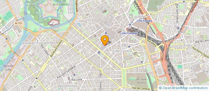 localisation de l'entreprise SCI NATIONALE 121 à LILLE