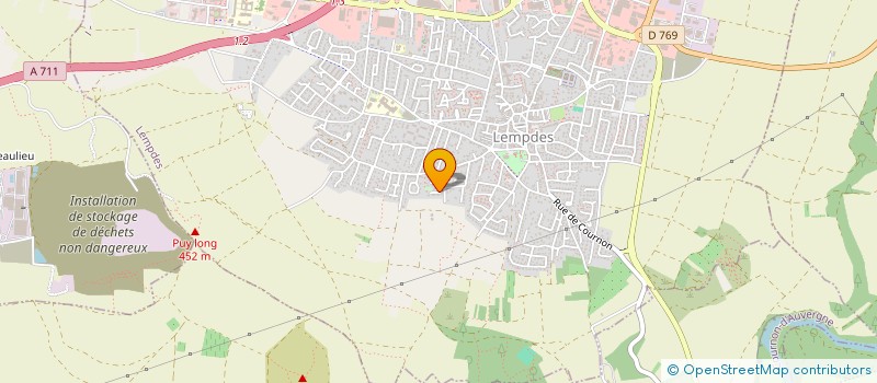 localisation de l'entreprise SCI NATIONALE 63  LEMPDES