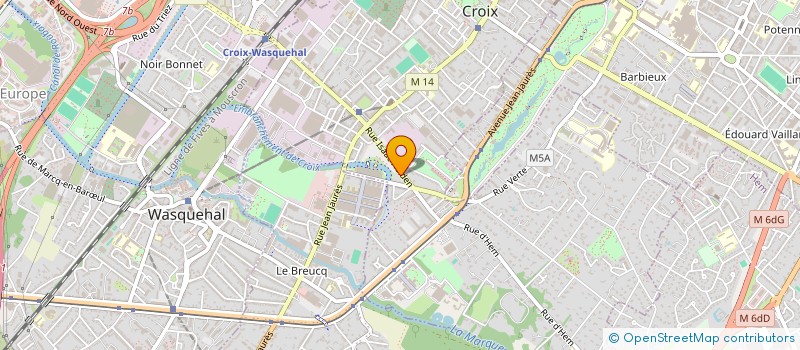 localisation de l'entreprise SCI NATIONALE à CROIX
