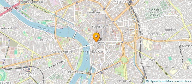 localisation de l'entreprise SCI NATIONALE NAL  TOULOUSE