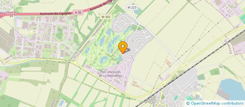 localisation de l'entreprise SCI NATIS  LA WANTZENAU