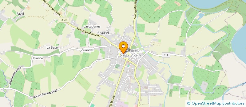 localisation de l'entreprise SCI NATISA  SAINT-NICOLAS-DE-LA-GRAVE