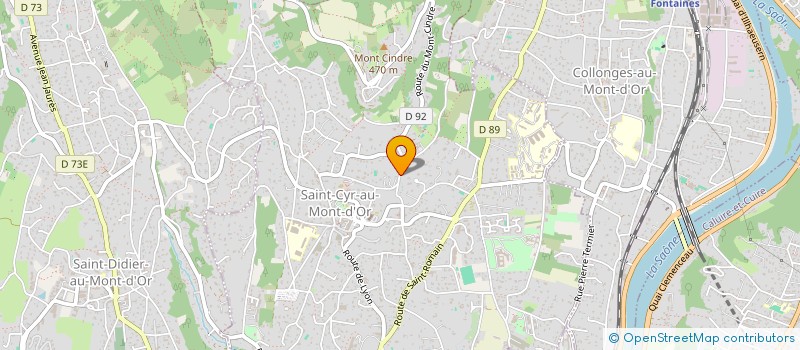 localisation de l'entreprise SCI NATISCOBIS  SAINT-CYR-AU-MONT-D'OR