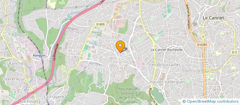 localisation de l'entreprise SCI NATLAUR & CO à LE CANNET