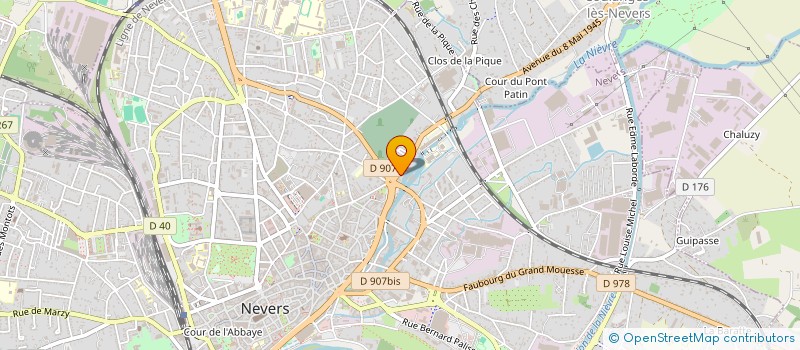 localisation de l'entreprise SCI NATLO à NEVERS