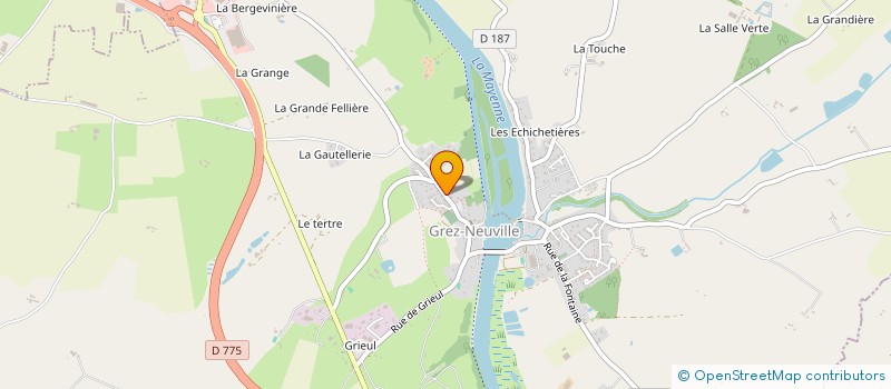 localisation de l'entreprise SCI NATMAN à GREZ-NEUVILLE