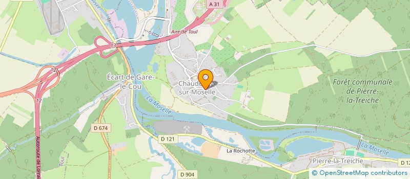 localisation de l'entreprise SCI NATMAT  CHAUDENEY-SUR-MOSELLE