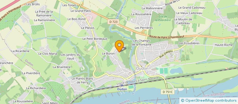 localisation de l'entreprise SCI NATMIMI  OUDON