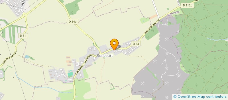 localisation de l'entreprise SCI NATO  RONCOURT