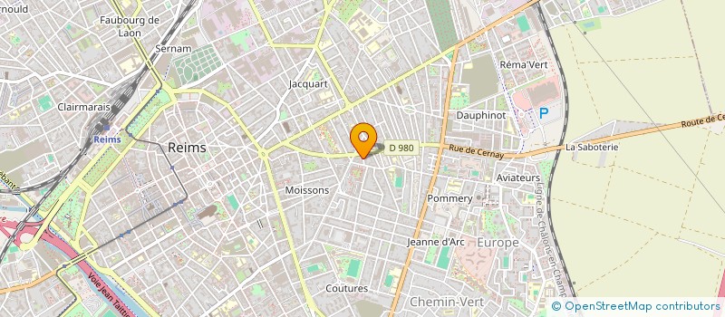 localisation de l'entreprise SCI NATOINE  REIMS