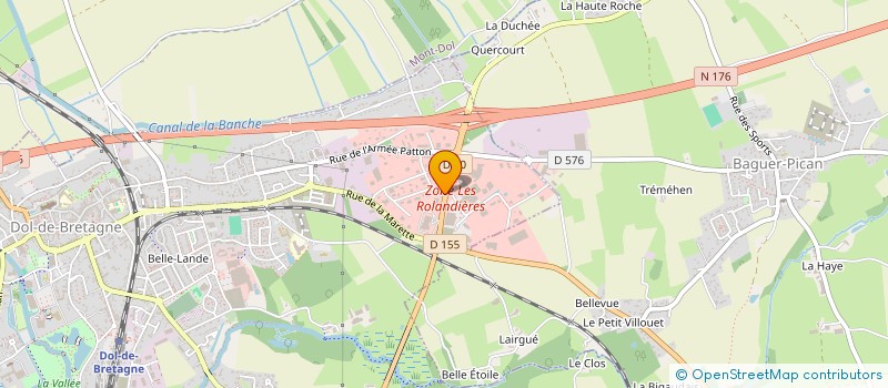 localisation de l'entreprise SCI NATOL  SAINT-BROLADRE