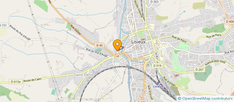 localisation de l'entreprise SCI NATREG à LISIEUX
