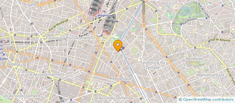 localisation de l'entreprise SCI NATRIMOINE CORP  PARIS