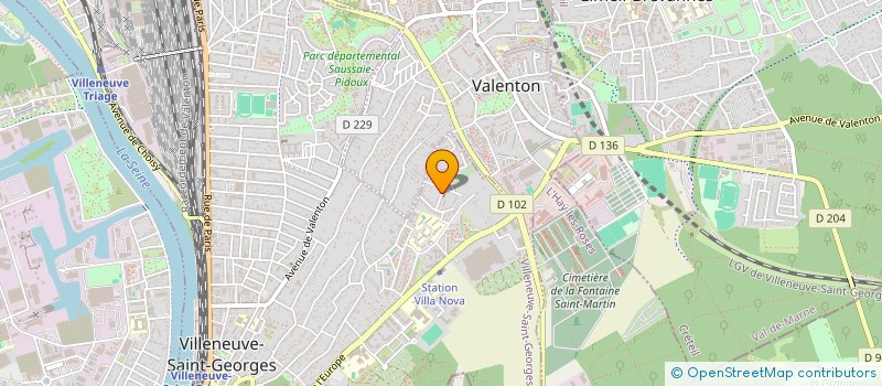 localisation de l'entreprise SCI NATSAM à VILLENEUVE-SAINT-GEORGES