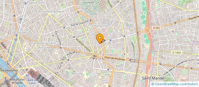 localisation de l'entreprise SCI NATTAN  PARIS
