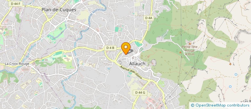 localisation de l'entreprise SCI NATTO  ALLAUCH