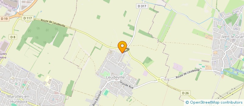 localisation de l'entreprise SCI NATTOM à LEUDEVILLE