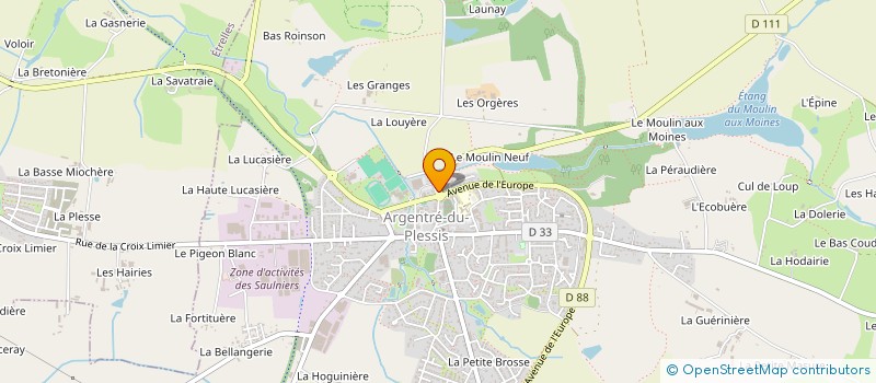 localisation de l'entreprise SCI NATURA  BRIELLES