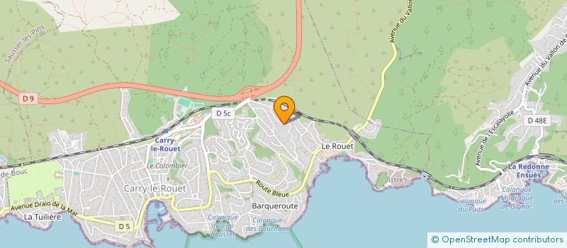 localisation de l'entreprise SCI NATURAE FREGATE  CARRY-LE-ROUET