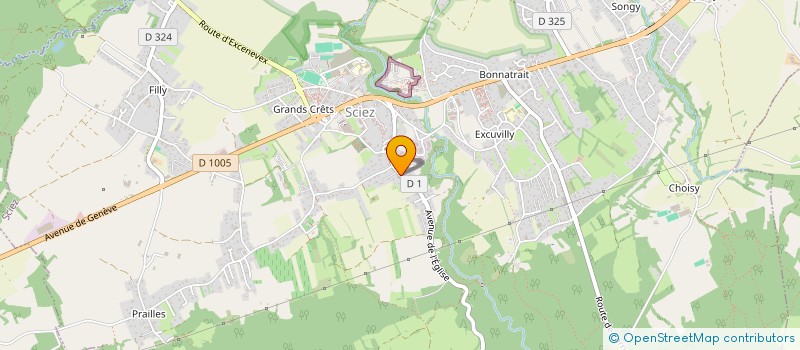 localisation de l'entreprise SCI NATURARMONY  SCIEZ