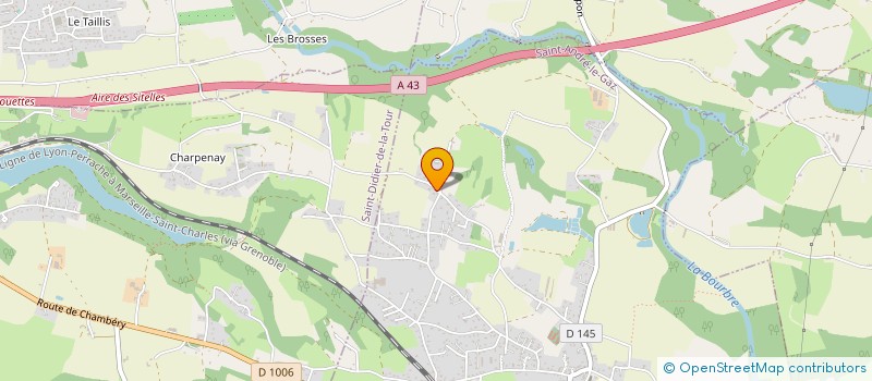 localisation de l'entreprise SCI NATURE  SAINT-ANDRE-LE-GAZ