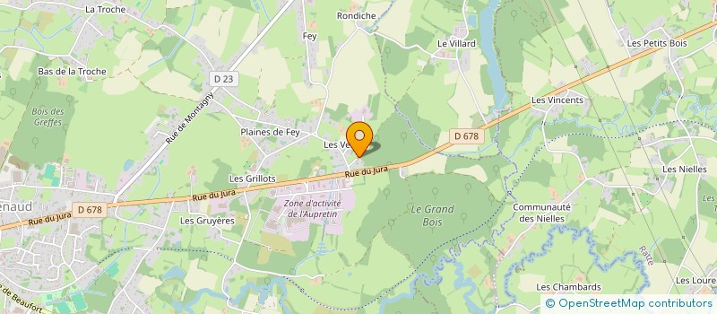 localisation de l'entreprise SCI NATURE ET BON SENS à LOUHANS