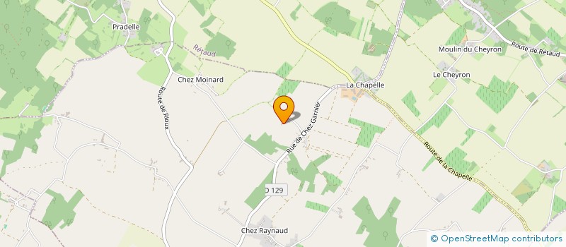 localisation de l'entreprise SCI NATUREL EMOI  RIOUX