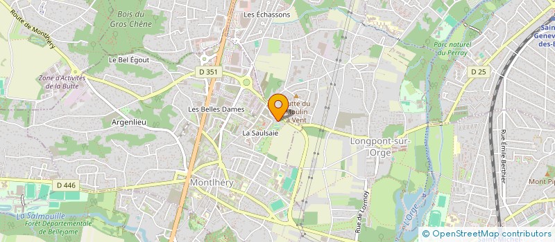 localisation de l'entreprise SCI NATURELLE  MONTLHERY