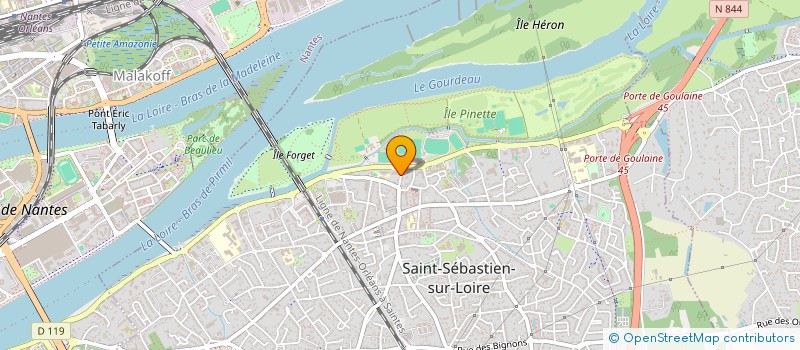 localisation de l'entreprise SCI NATURELLEMENT VOTRE à SAINT-SEBASTIEN-SUR-LOIRE