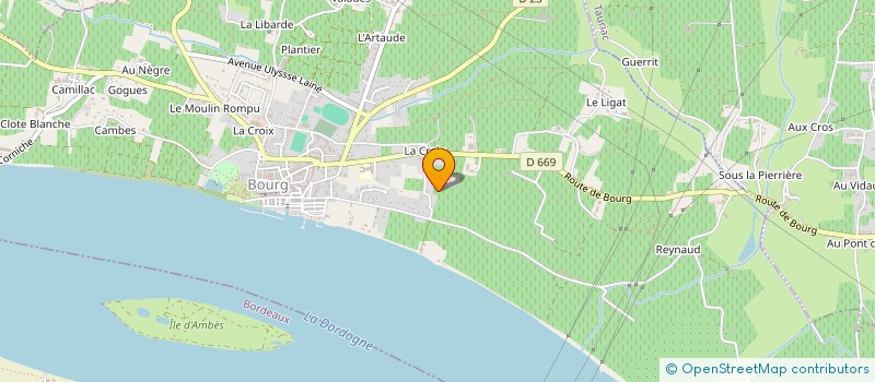 localisation de l'entreprise SCI NATYVE à BOURG