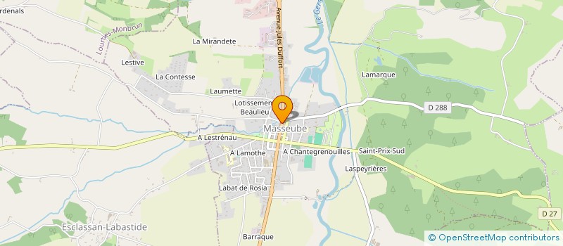 localisation de l'entreprise SCI NAUD  MASSEUBE