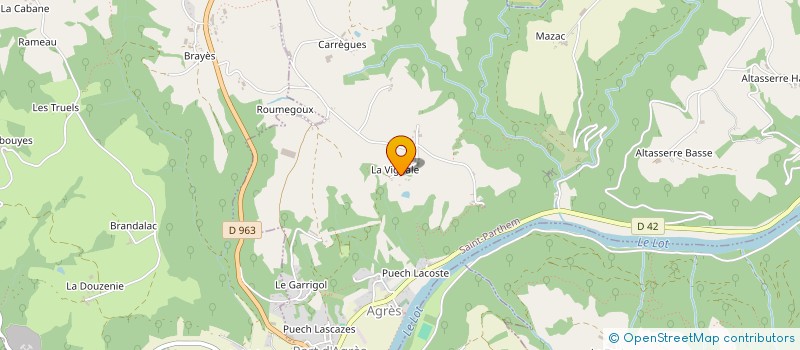 localisation de l'entreprise SCI NAUDAN PUECH  SAINT-PARTHEM