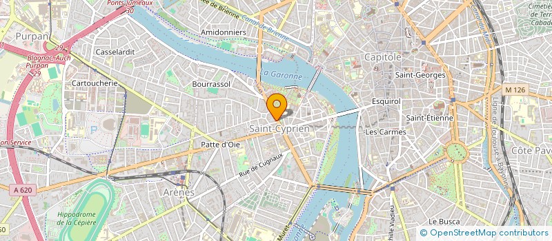 localisation de l'entreprise SCI NAUDIN GESTION  TOULOUSE