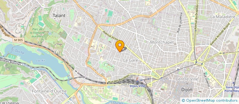 localisation de l'entreprise SCI NAUDIN-PAP à DIJON