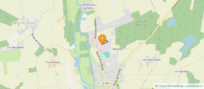 localisation de l'entreprise SCI NAUDON à CHARNY OREE DE PUISAYE
