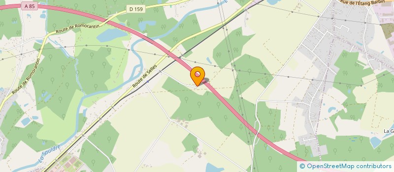 localisation de l'entreprise SCI NAUGHTY  PRUNIERS EN SOLOGNE