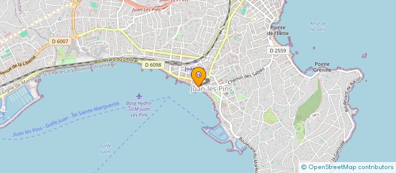 localisation de l'entreprise SCI NAUSICAA à ANTIBES