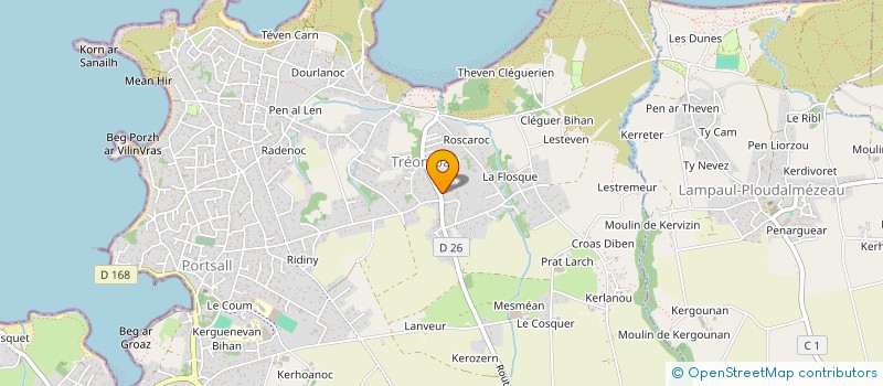 localisation de l'entreprise SCI NAUTICA 404  PLOUDALMEZEAU