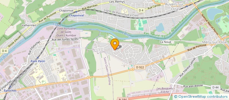 localisation de l'entreprise SCI NAUTILUS  MERY-SUR-OISE