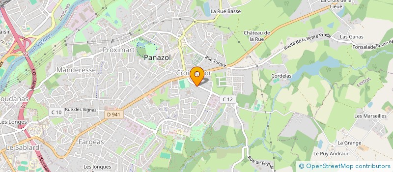 localisation de l'entreprise SCI NAUTILUS à PANAZOL