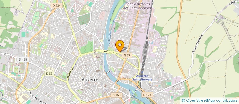 localisation de l'entreprise SCI NAV1 à AUXERRE