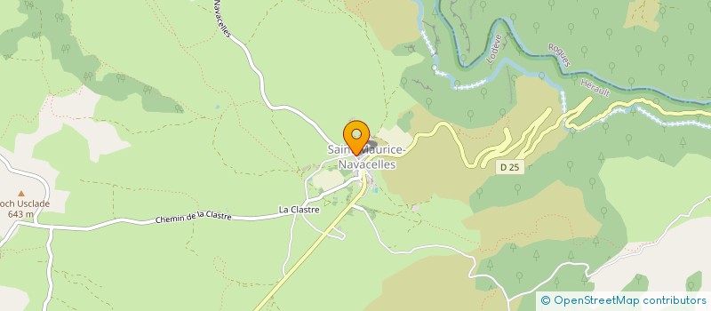 localisation de l'entreprise SCI NAVACELLES  SAINT-MAURICE-NAVACELLES