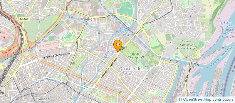 localisation de l'entreprise SCI NAVAL  STRASBOURG