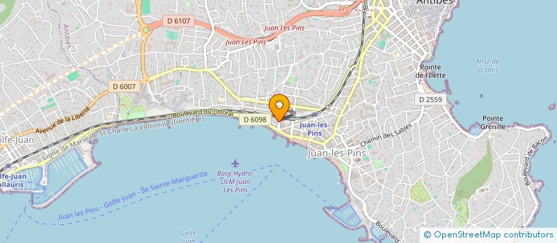 localisation de l'entreprise SCI NAVAL CAPITAL à ANTIBES