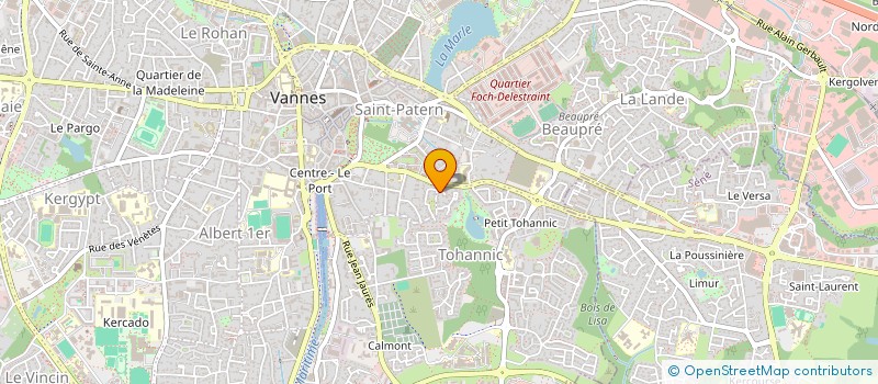 localisation de l'entreprise SCI NAVALO  VANNES