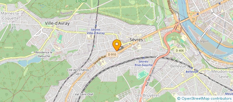 localisation de l'entreprise SCI NAVARDACHE  SEVRES