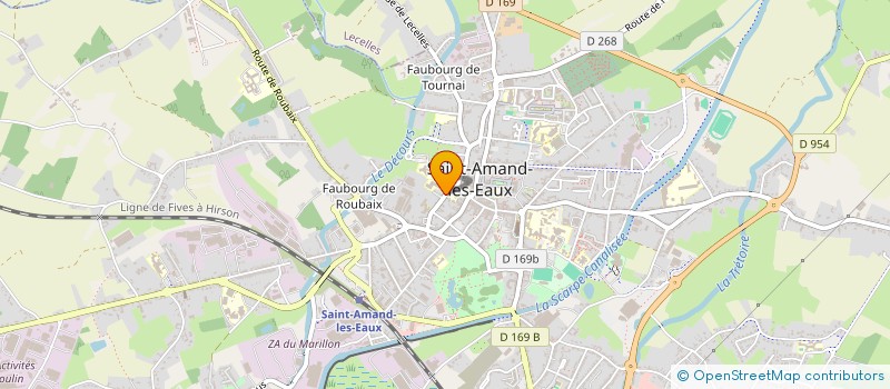 localisation de l'entreprise SCI NAVARO  VALENCIENNES