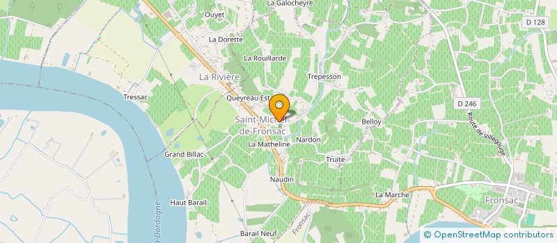 localisation de l'entreprise SCI NAVAROSSE à FRONSAC