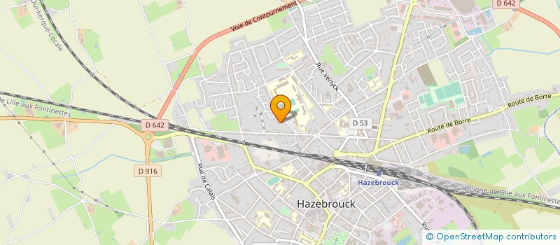 localisation de l'entreprise SCI NAVARRE  HAZEBROUCK