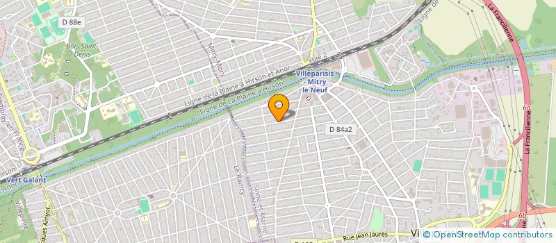 localisation de l'entreprise SCI NAVARRE  VILLEPARISIS